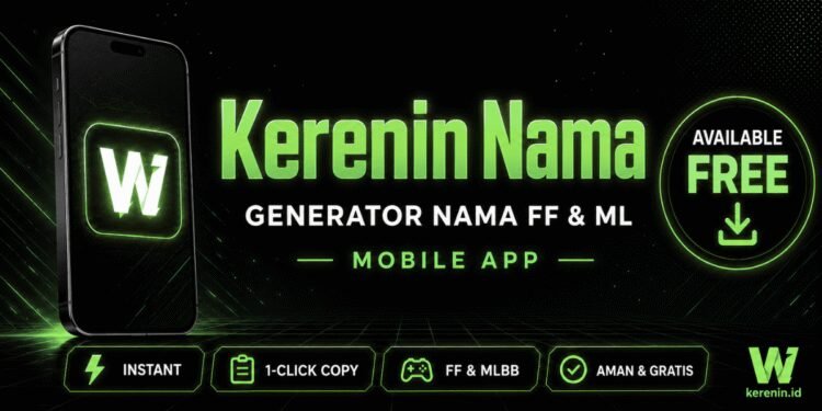 Aplikasi “Nama Keren FF dan ML” Dibahas oleh 5 Content Creator Gaming Indonesia dalam Sepekan