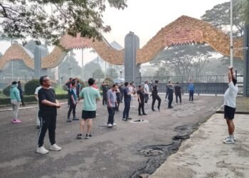 Pererat Kebersamaan, Manajemen BRI Region 6 Gelar Jogging Bersama di Kawasan TMII
