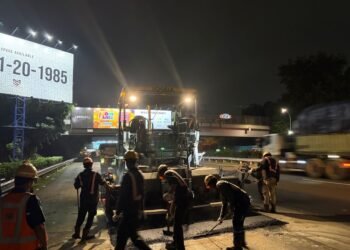 Tingkatkan Keamanan dan Kenyamanan Pengguna Jalan, PT Jasamarga Tollroad Maintenance Laksanakan Pekerjaan Rekonstruksi dan SFO di Ruas Tol Jakarta–Tangerang