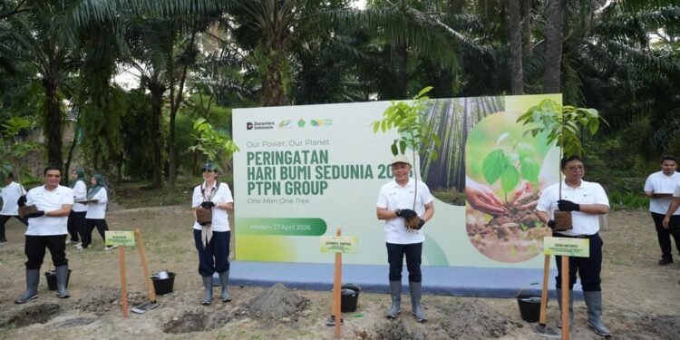 Holding Perkebunan Nusantara melalui PalmCo Targetkan Tanam 50.000 Pohon, Perkuat Komitmen Lingkungan di Hari Bumi