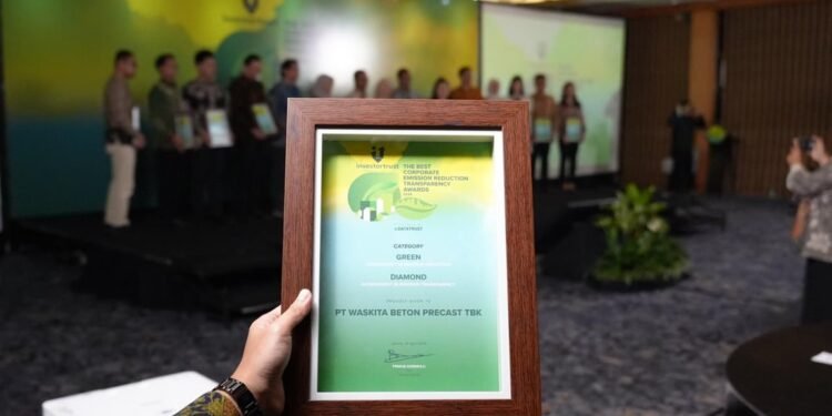 Konsisten Jalankan Praktik Keberlanjutan, WSBP Raih Penghargaan Pada Ajang The Best Corporate Transparency and Emission Reduction Awards 2026