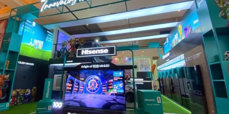 Rayakan Semangat FIFA World Cup 2026™, Hisense Hadirkan Teknologi Canggih di Jakarta Fair 2026