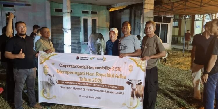 Holding Perkebunan Nusantara Tebar Manfaat Idul Adha, KPBN Unit Dumai Salurkan Hewan Kurban untuk Masyarakat