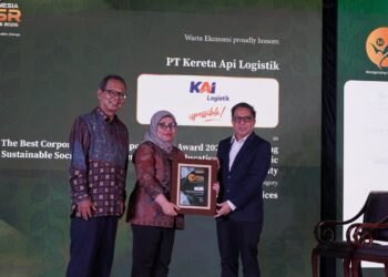 Komitmen Terhadap Keberlanjutan, KAI Logistik Raih Indonesia CSR Awards 2026