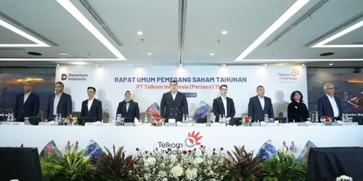 Tebar Dividen Jumbo, RUPST Telkom Pertahankan Jajaran Direksi