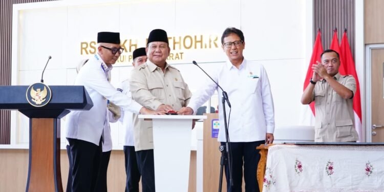 Dibangun PTPP, RSUD KH. Muhammad Thohir Krui Diresmikan Presiden Prabowo