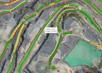 Drone Survey untuk Operasional Tambang Skala Besar