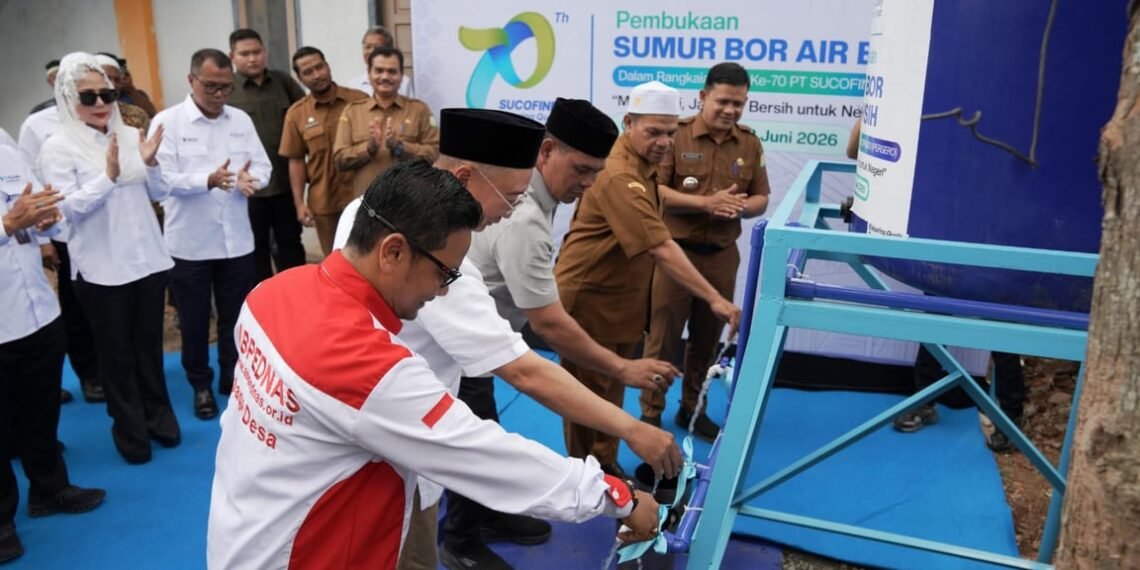 ABPEDNAS dan SUCOFINDO Hadirkan Akses Air Bersih bagi Masyarakat Desa di Aceh Besar