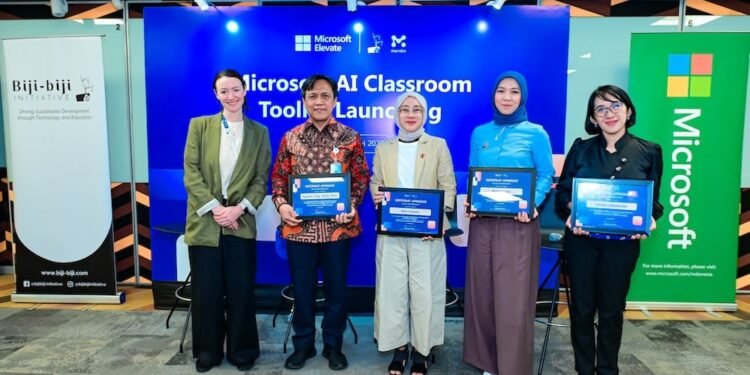 “Biji-biji Initiative” dan “Mereka” Perkuat Literasi AI di Sekolah Lewat Peluncuran Microsoft AI Classroom Toolkit