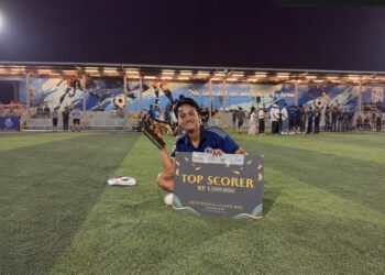 Fajir sebagai Top Scorer Geothermal League 2026, Pekerja BRI Lengkapi Dominasi Gemilang Tim Mini Soccer BRI Region 6