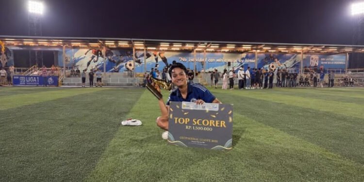 Fajir sebagai Top Scorer Geothermal League 2026, Pekerja BRI Lengkapi Dominasi Gemilang Tim Mini Soccer BRI Region 6