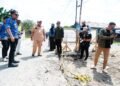 Walikota Pantau Progres Perbaikan Ruas Jalan Di Kota Gorontalo