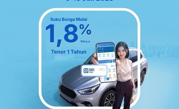 BRI KKB Expo 2026 Digelar Serentak di 131 Unit Kerja, BRI Finance Tawarkan Pembiayaan Kompetitif