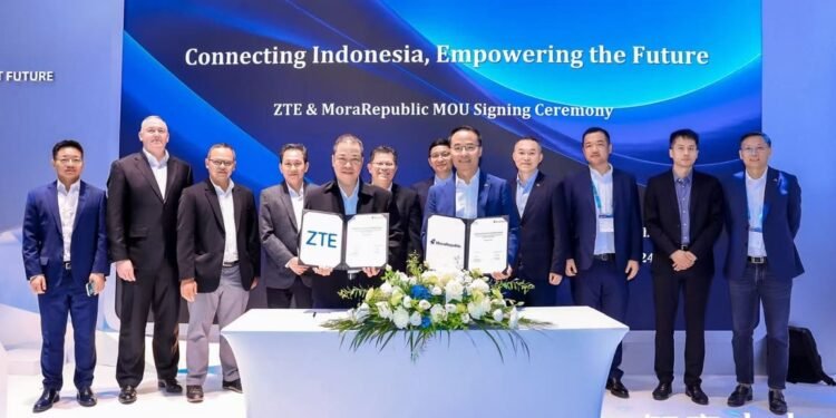 ZTE dan MoraRepublic Tandatangani Nota Kesepahaman Strategis untuk Memperluas Layanan FWA dan FTTH di Indonesia