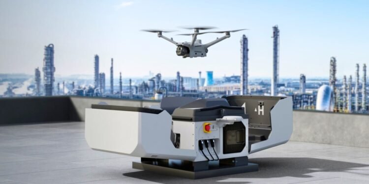 Inspeksi Aset Terjadwal Berbasis Sistem Drone Otomatis