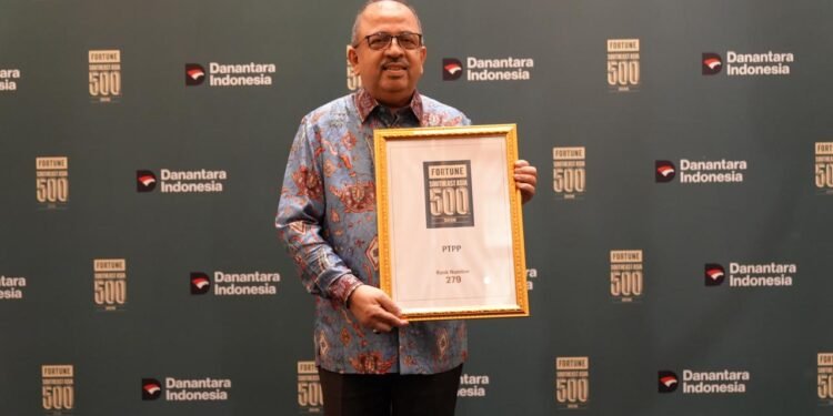 PTPP Kembali Diakui dalam Fortune Southeast Asia 500 Tahun 2026, Tegaskan Daya Saing dan Ketahanan Bisnis di Tingkat Regional