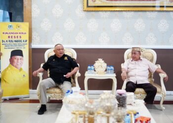 Silaturahmi Bersama Rusli Habibie, Wali Kota Adhan Tekankan Sinergi untuk Kemajuan Daerah