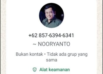 Catut Nama Pj Sekda Nuryanto, Akun WhatsApp Ini Dipastikan Palsu