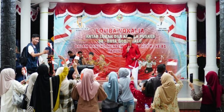 Meriah, Lomba Vokalia antar Lurah dan Kapus Ditutup Wali Kota Adhan