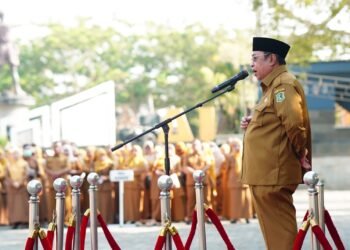 Pimpin Apel Awal Pekan, Ini Penekanan Wali Kota Gorontalo Adhan