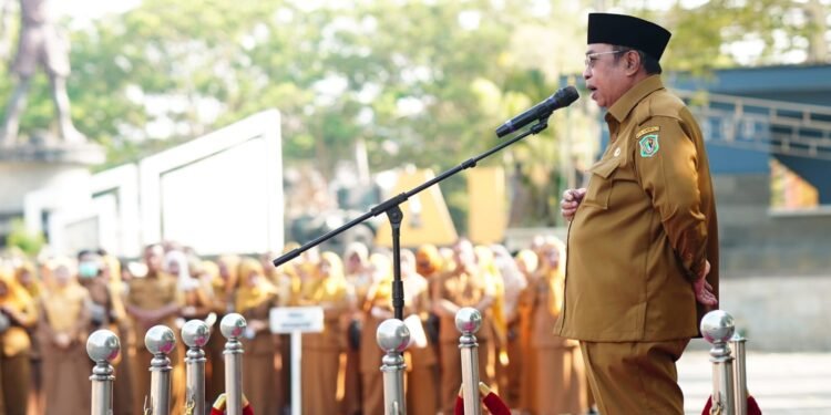 Pimpin Apel Awal Pekan, Ini Penekanan Wali Kota Gorontalo Adhan